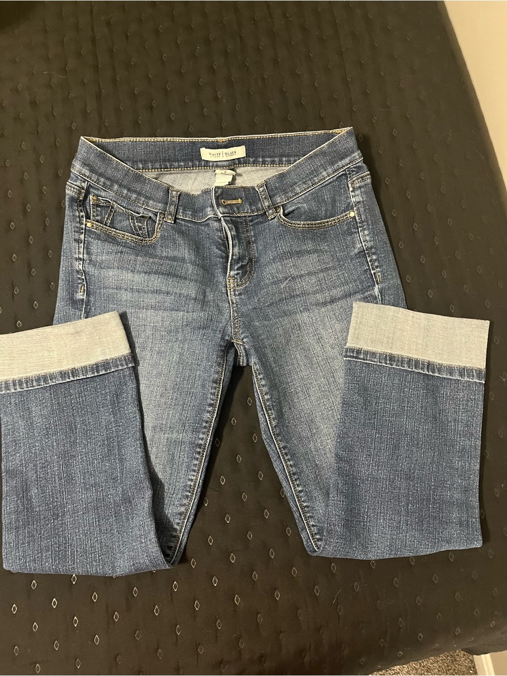 White House Black Market Cuffed Cropped Jeans